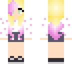 crystal with pink ends