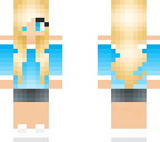 cute blue girl