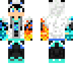 flaming panda hoodie
