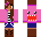 pink hoodie