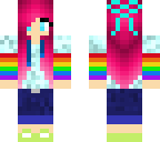 pink rainbow hoodie