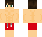 red boy swimsuit