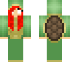 red haired herobrine turtle onesie