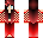 red prom girl