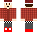 the man with christmas hat