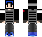 white arm signal armored backpack chibi kid