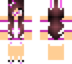 baby  bunny girl magenta