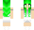  backwards green girl 