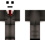 blank face suit