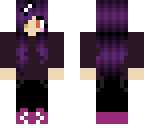 cute purple girl skin