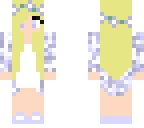 flower crown girl purple