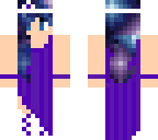 galaxy haired prom girl