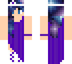 galaxy haired prom girl