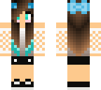 my skin in mc pe with a cute outfit