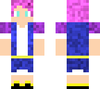 pink haired boy