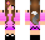 pink wolf skin