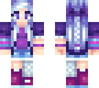 purple chibi girl