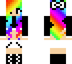 simple rainbow hair