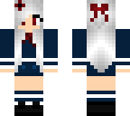 white haired girl