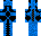 blue computer girl