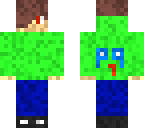 face on back