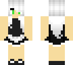 girl with white hair with dress