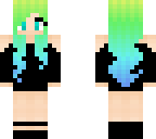 green and blue