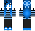 blue goth girl