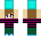 child holding a diamond block