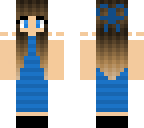 cute blue girl