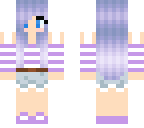 purple haired girl