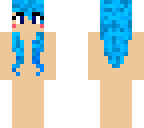 quick blue hair