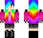 rainbow girl