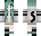 teal kitty girl