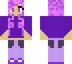 the girl in love with purple