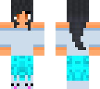 aphmau in blue pj's
