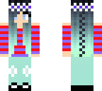 blue and red girl 