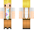 chibi boy flowers