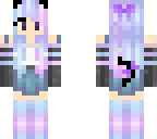 cute pastel necko girl