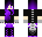 enderdragon girl purple shorts version