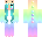 rainbow dino girl