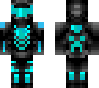 red and blue tron creeper