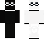 black and white