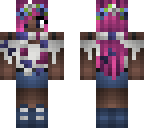 blue-and-white flower crown