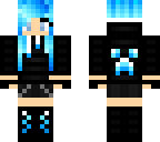 blue creeper girl