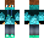 blue hoodie boy