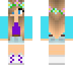 cute flowery girl
