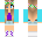 cute flowery girl