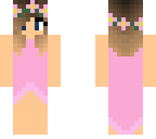 cute girl in a pink dress xx