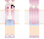 edited pastel pink girl
